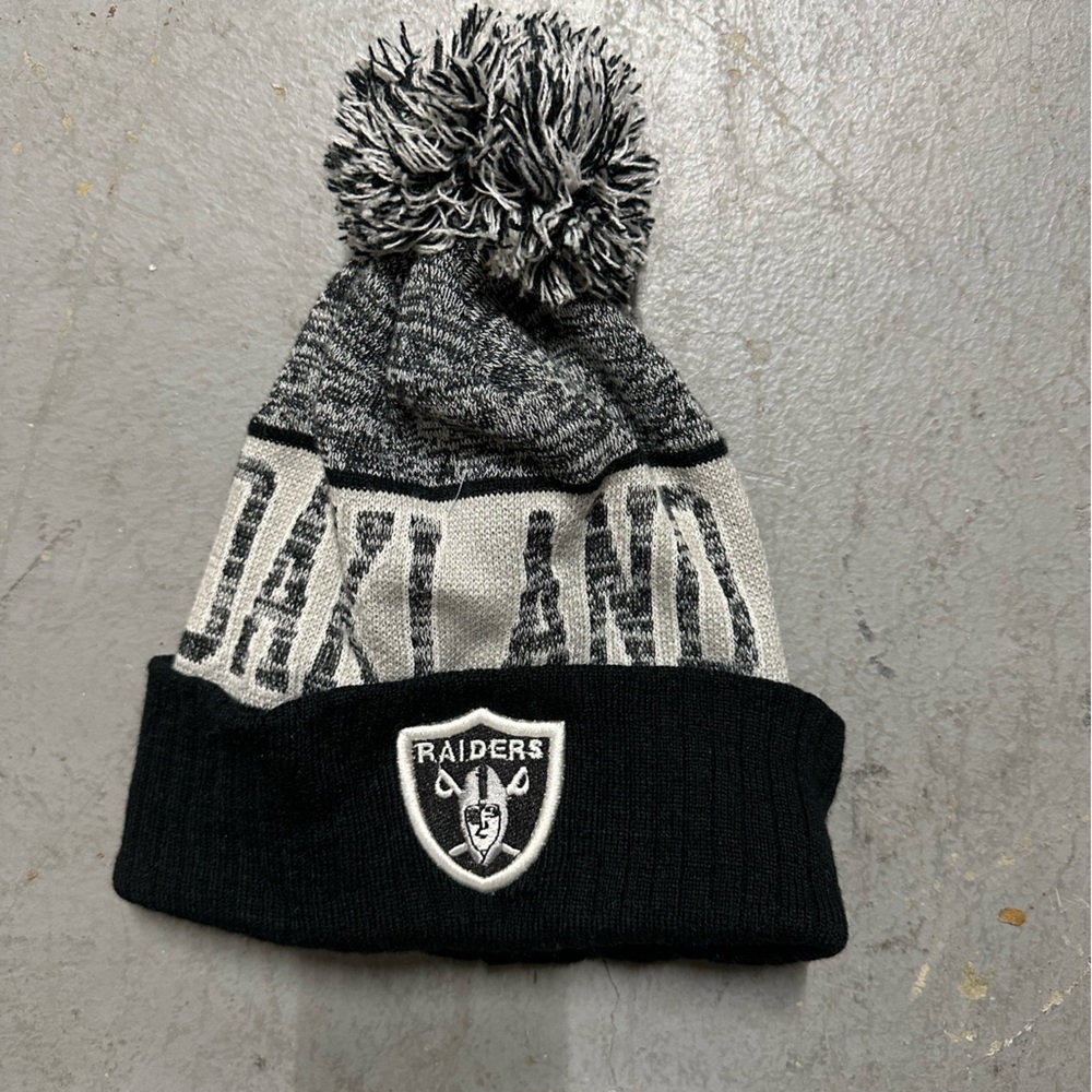 Raiders beanie